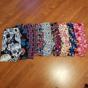 9pr total TC  Lularoe leggings &free Valentine's